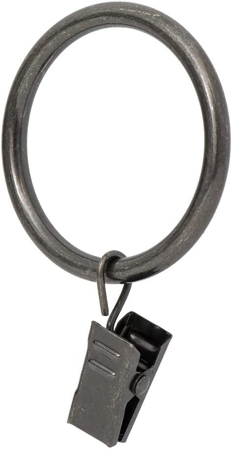 Ivilon Drapery Curtain Clip Rings - Clips Ring for Curtain Panels