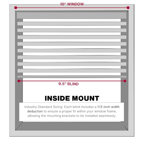 Cordless Faux Wood Window Blinds