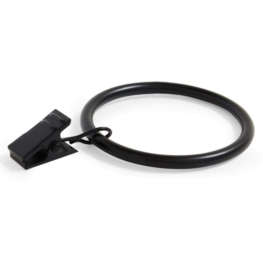 Ivilon Drapery Curtain Clip Rings - Clips Ring for Curtain Panels