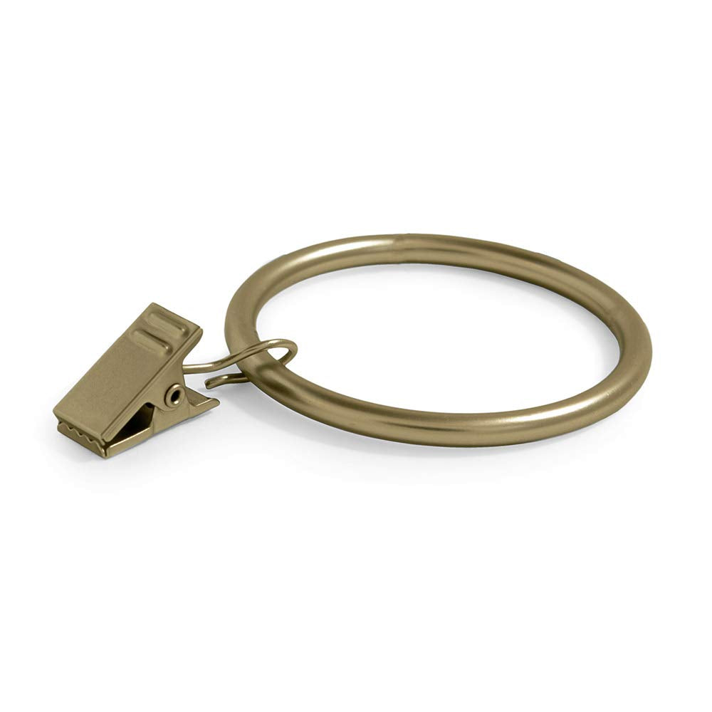 Ivilon Drapery Curtain Clip Rings - Clips Ring for Curtain Panels