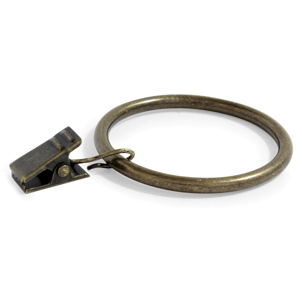 Ivilon Drapery Curtain Clip Rings - Clips Ring for Curtain Panels