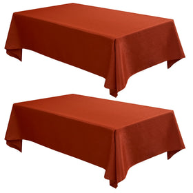 Fitable Faux Linen Tableclothes for Dining Kitchen Wedding Banquet Party
