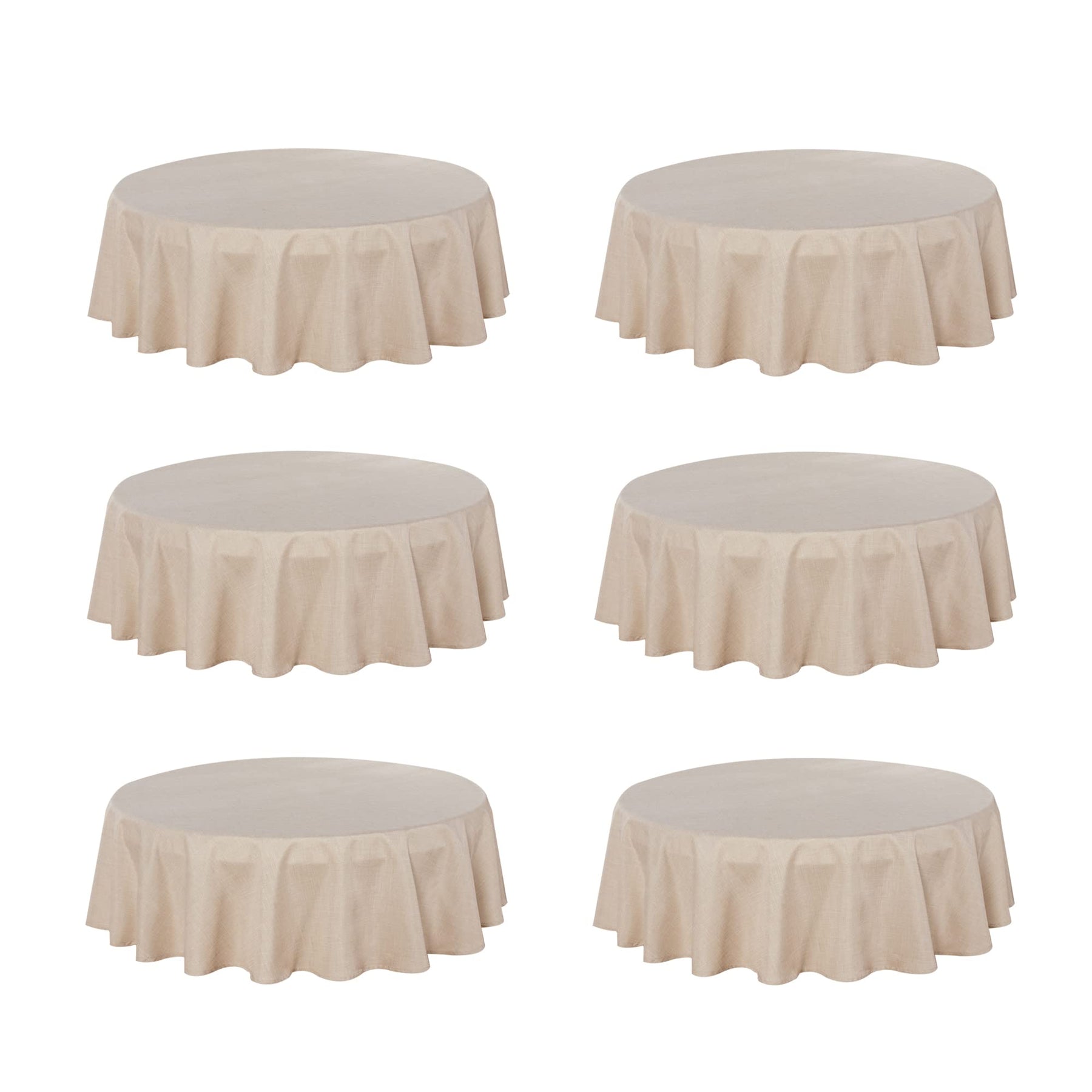Fitable Faux Linen Tableclothes for Dining Kitchen Wedding Banquet Party