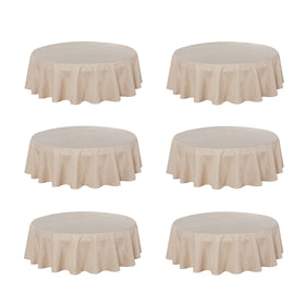 Fitable Faux Linen Tableclothes for Dining Kitchen Wedding Banquet Party