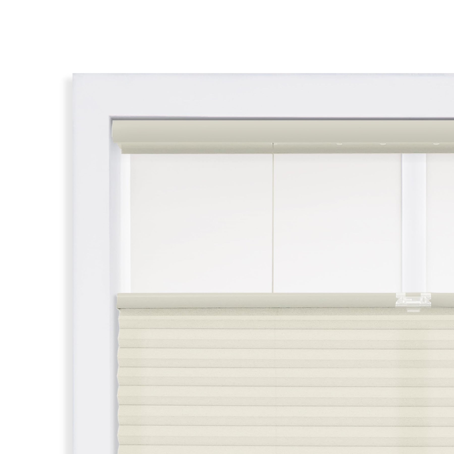 DEZ FURNISHINGS Cordless 1" Light Filtering Top Down Bottom Up Cellular Shade
