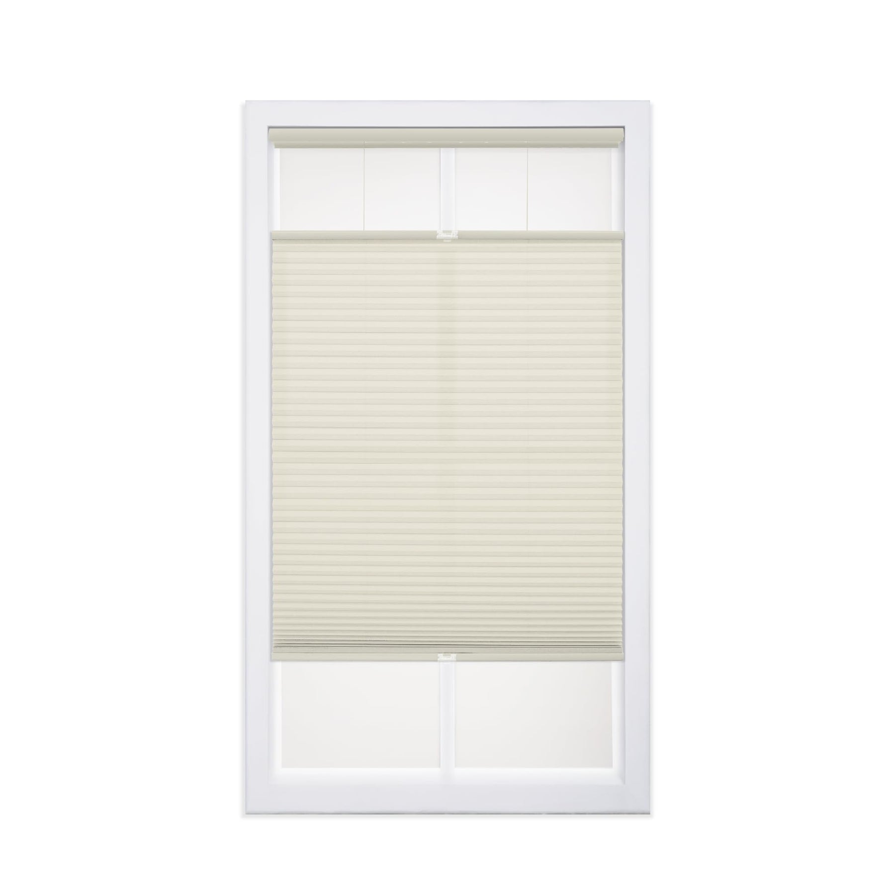 DEZ FURNISHINGS Cordless 1" Light Filtering Top Down Bottom Up Cellular Shade