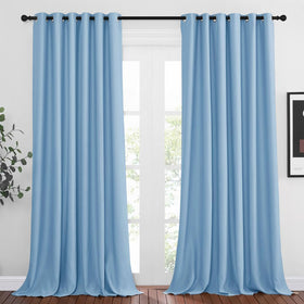Grommet Blackout Curtains Set for Windows