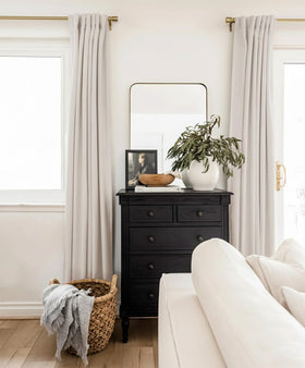 100% Blackout Linen Curtains for Bedroom