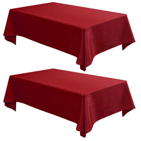 Fitable Faux Linen Tableclothes for Dining Kitchen Wedding Banquet Party