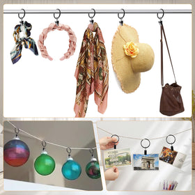 Curtain Rings with Clips for Drapes