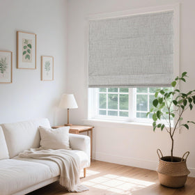 Cordless Linen Blackout Roman Shades