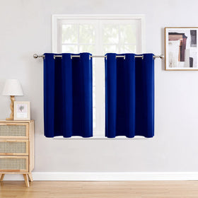 Grommet Blackout Curtains Set for Bedroom & Living Room