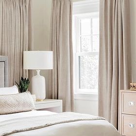 100% Blackout Linen Curtains for Bedroom & Living Room