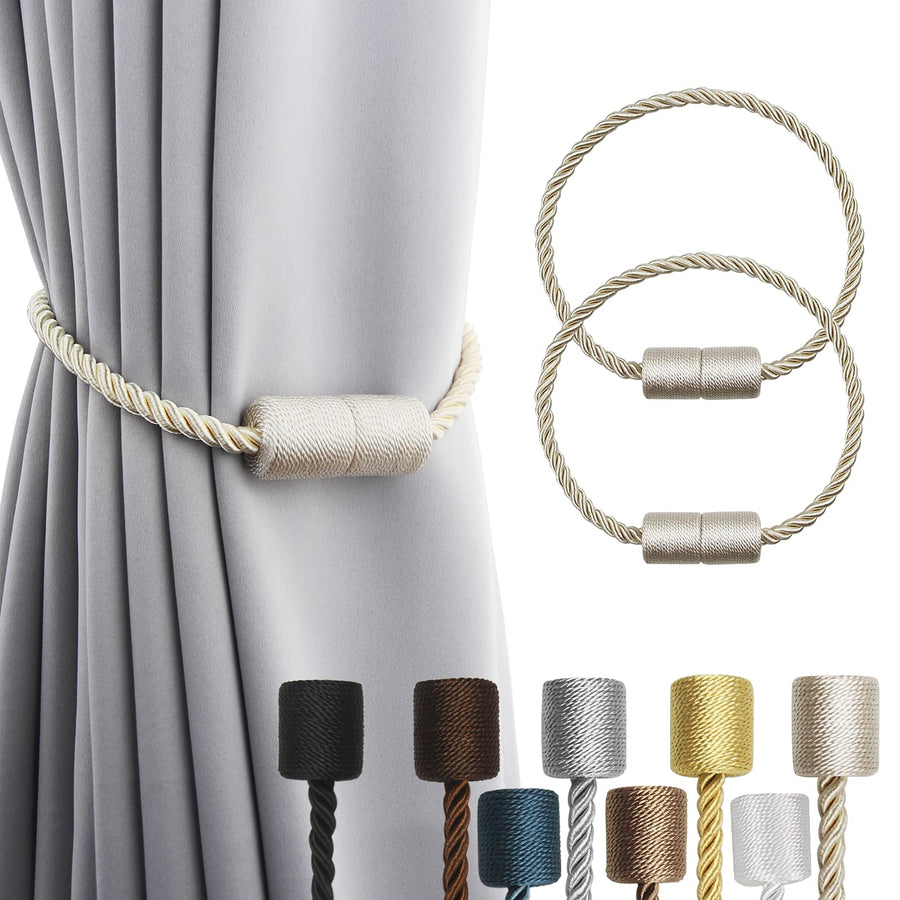 Modern Rope Magnetic Curtain Tiebacks