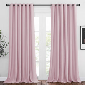 Grommet Blackout Curtains Set for Windows