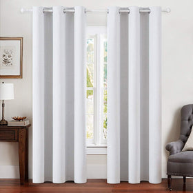 100% Blackout Linen Curtains for Bedroom & Living Room