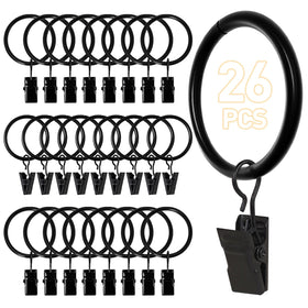Curtain Rings with Clips for Drapes