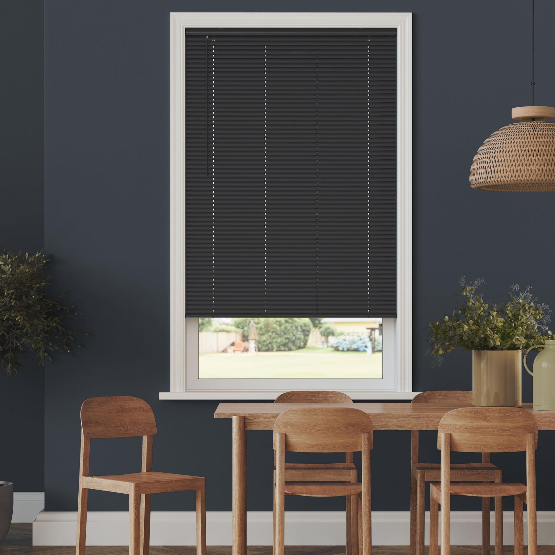 Cordless Room Darkening Mini Blinds