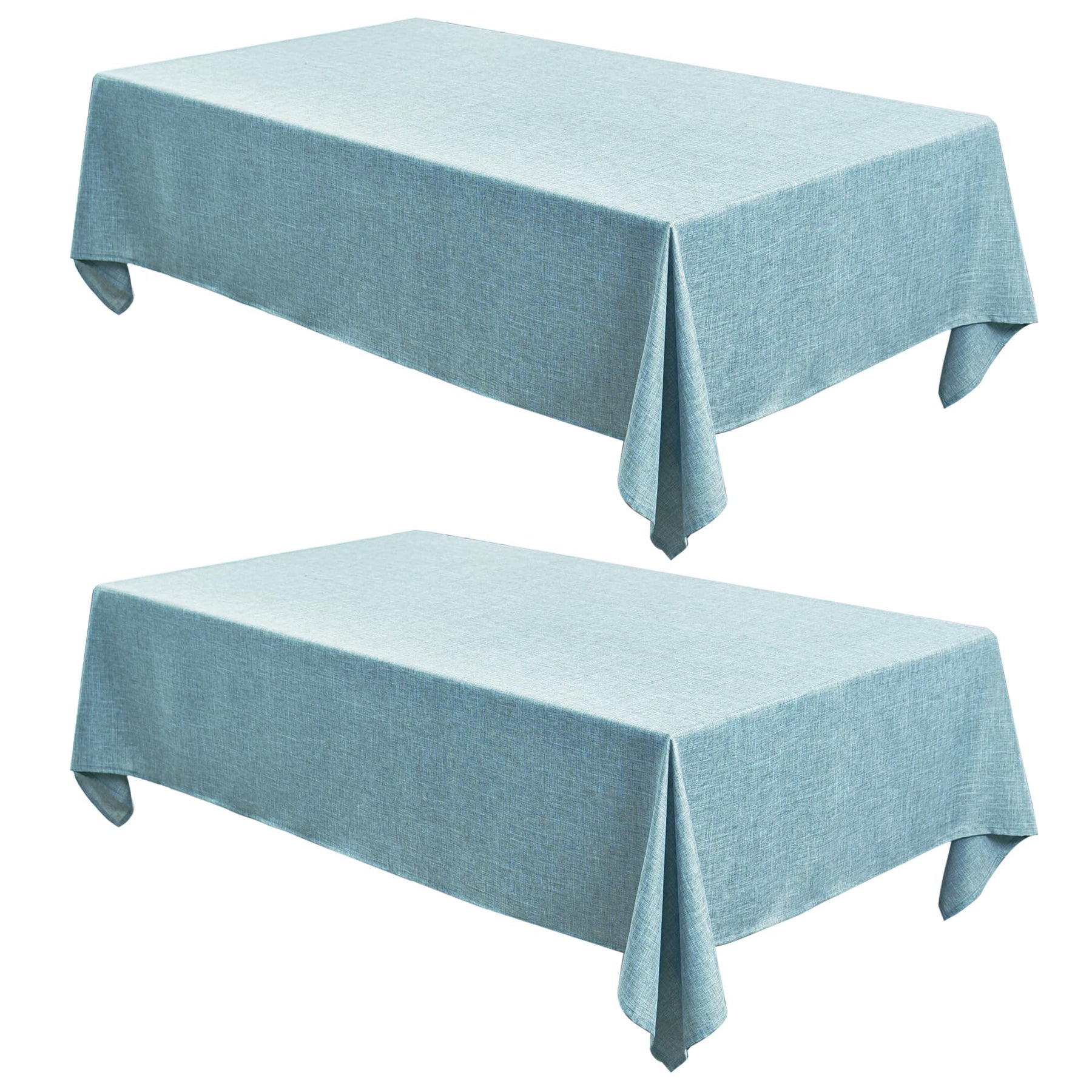 Fitable Faux Linen Tableclothes for Dining Kitchen Wedding Banquet Party