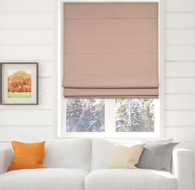 ARLO BLINDS Cordless Fabric Roman Shades Blinds