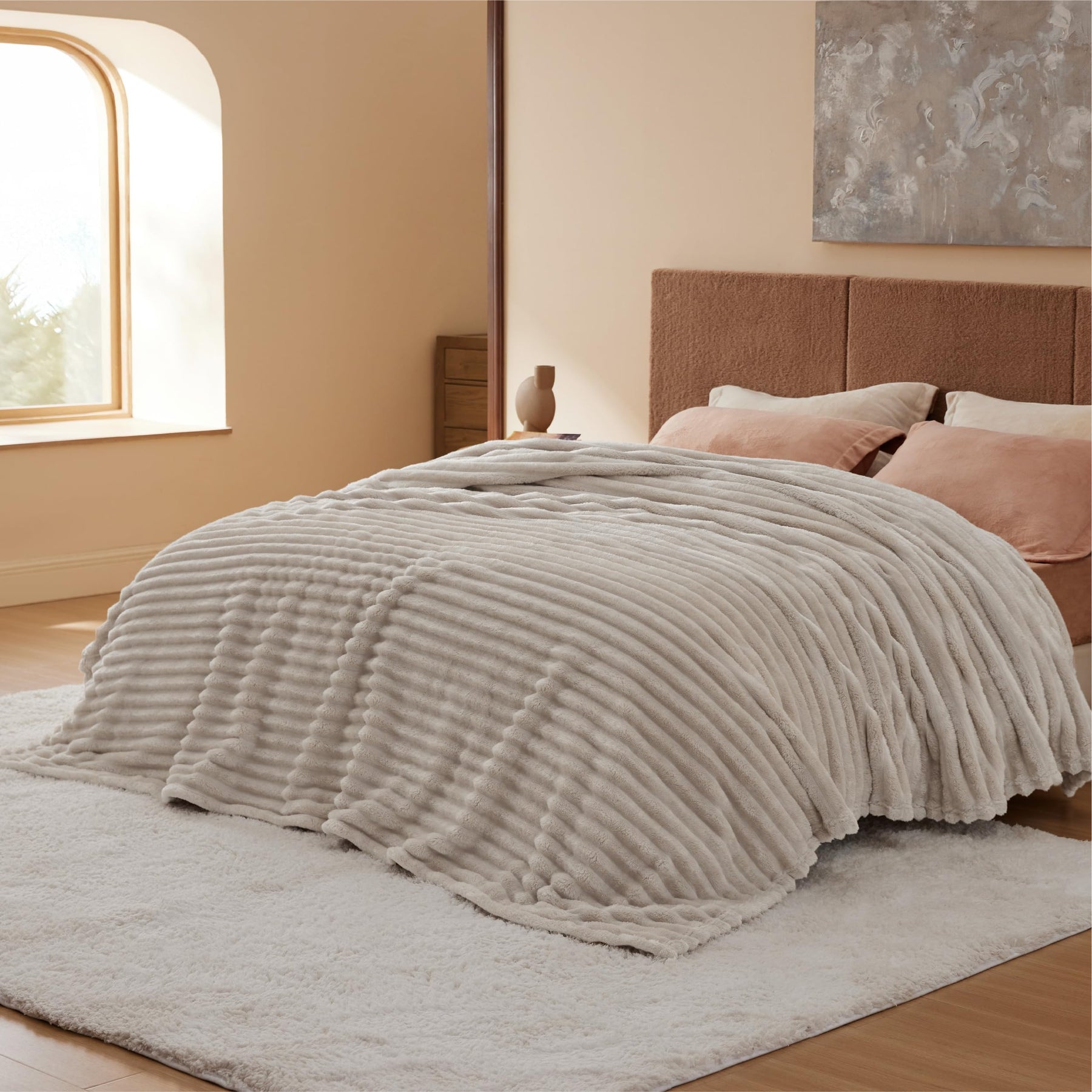 Bedsure Fleece Blanket Polyester Blanket