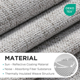 Cordless Linen Blackout Roman Shades