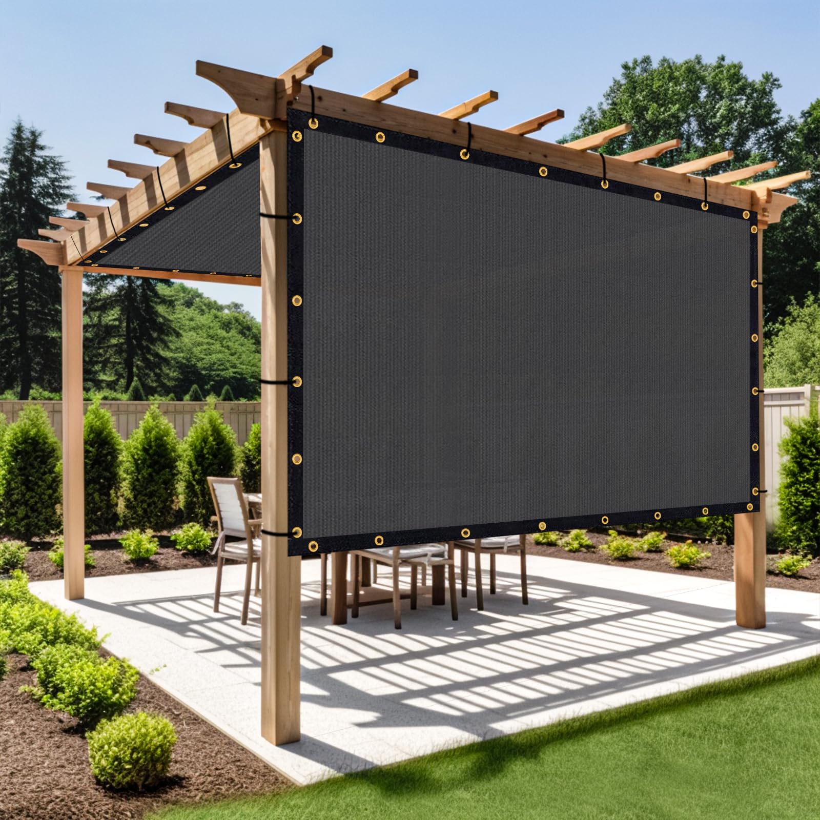 90% Sun Shade Cloth with Grommets