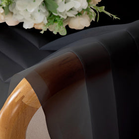 Airy Sheer Voile Curtains Set for Living Room & Bedroom