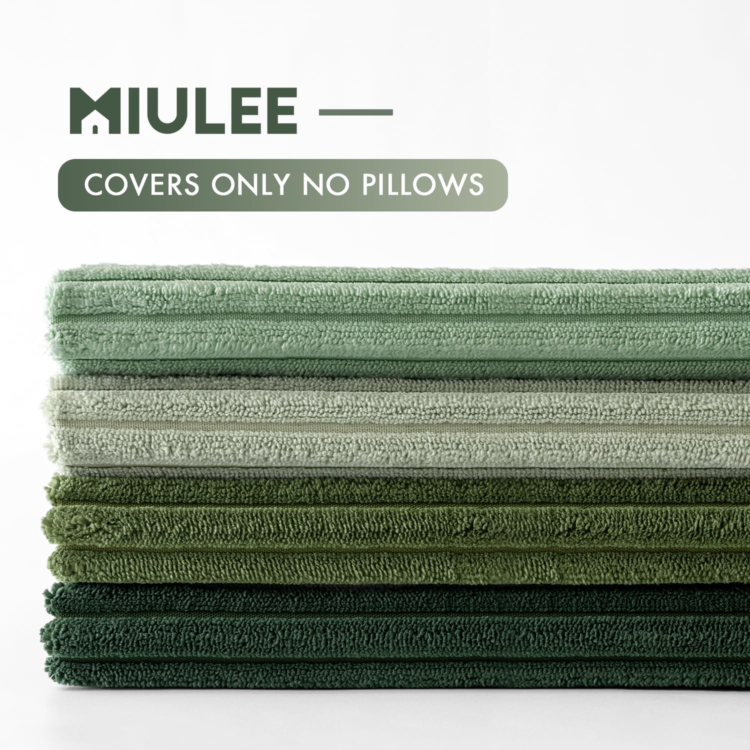 Boho Corduroy Throw Pillow Covers Set of 4