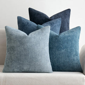 Chenille Throw Pillow Covers Set of 4