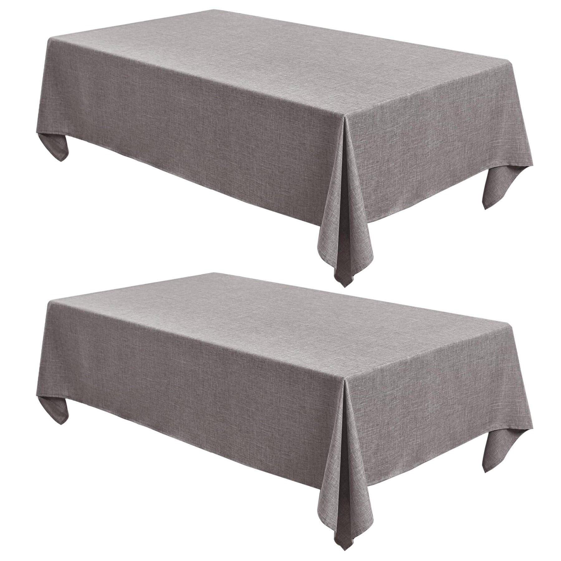 Fitable Faux Linen Tableclothes for Dining Kitchen Wedding Banquet Party