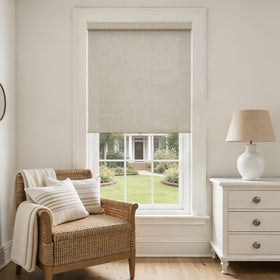 Cordless Light Filtering Roller Shades for Windows