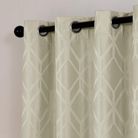 Jacquard 100% Blackout Thermal Insulated Curtains