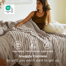 Bedsure Fleece Blanket Polyester Blanket