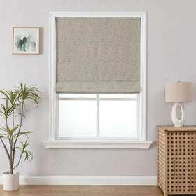 Cordless Linen Blackout Roman Shades