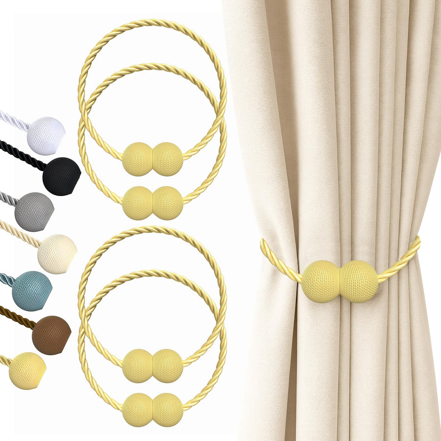Magnetic Curtain Tiebacks Set