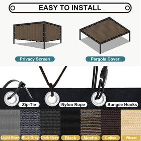 90% Sun Shade Cloth with Grommets
