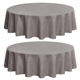 Fitable Faux Linen Tableclothes for Dining Kitchen Wedding Banquet Party