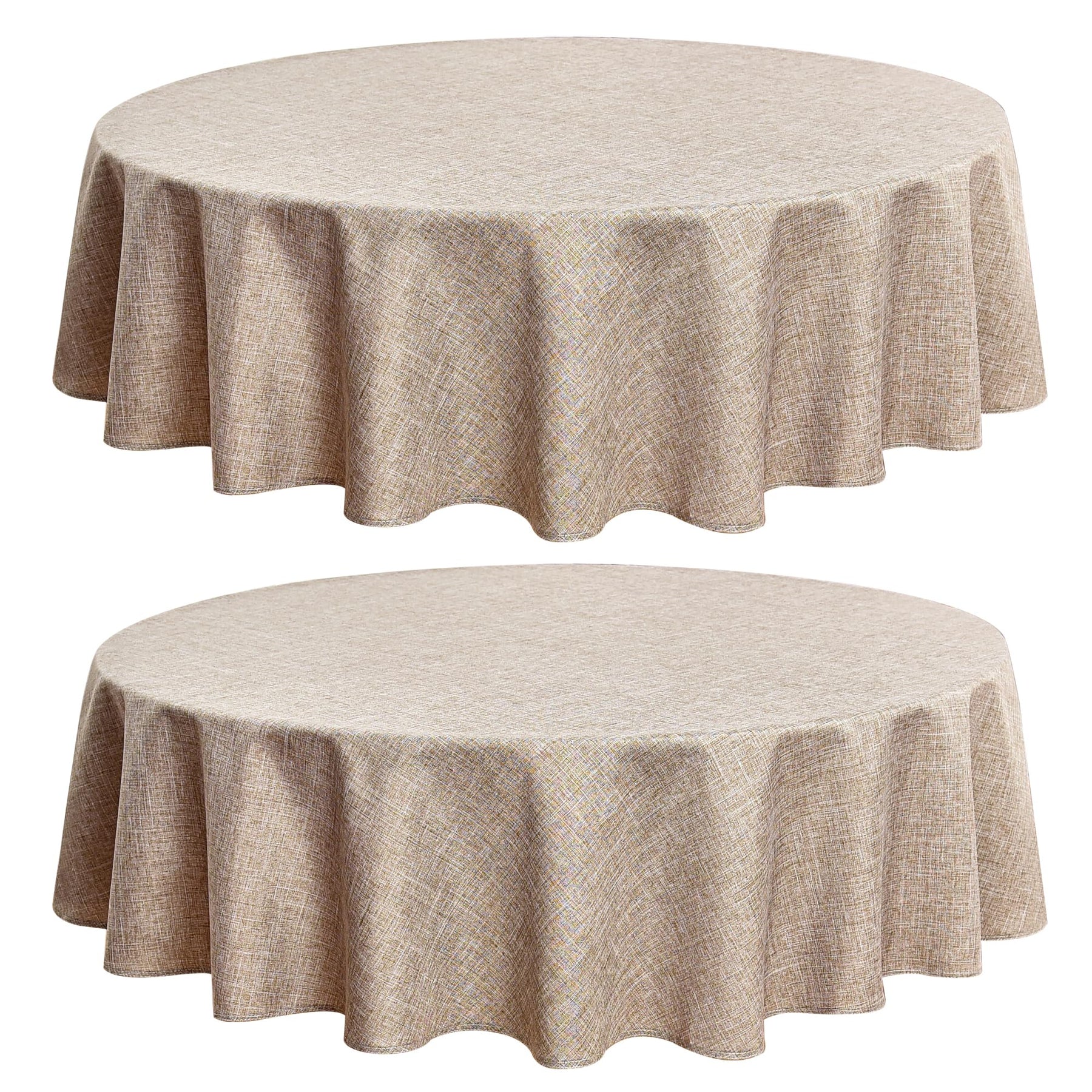 Fitable Faux Linen Tableclothes for Dining Kitchen Wedding Banquet Party