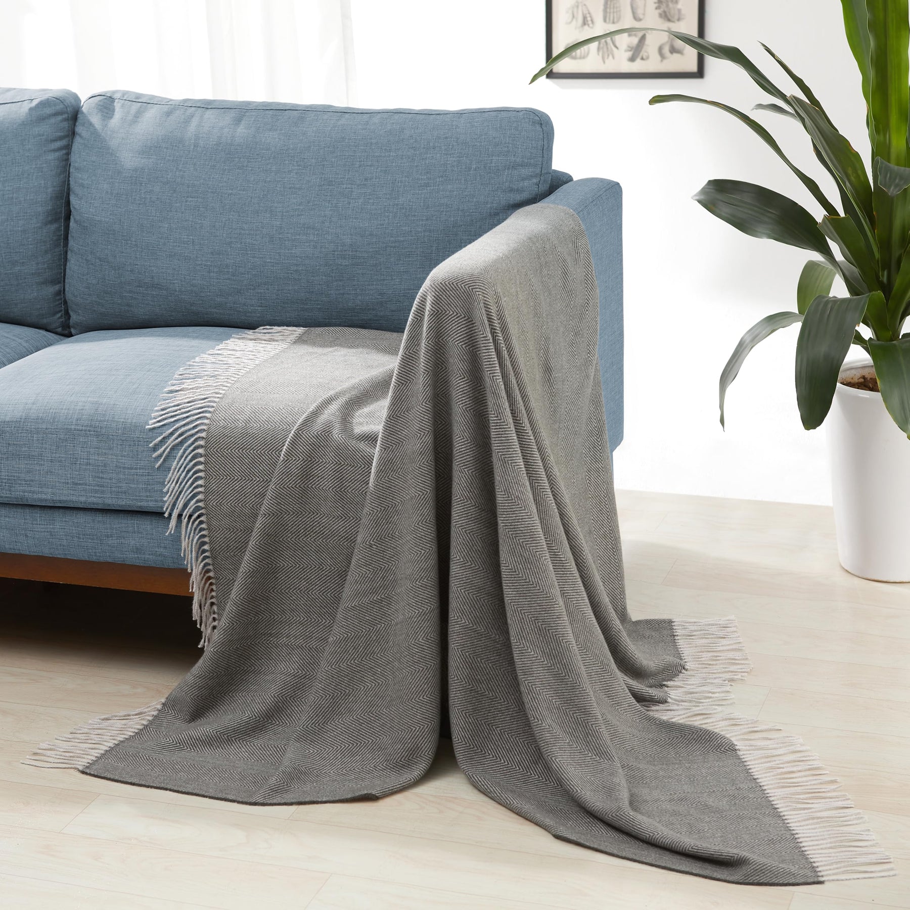 Basics Room Décor Throw Blanket, Lightweight,Recycled Polyester