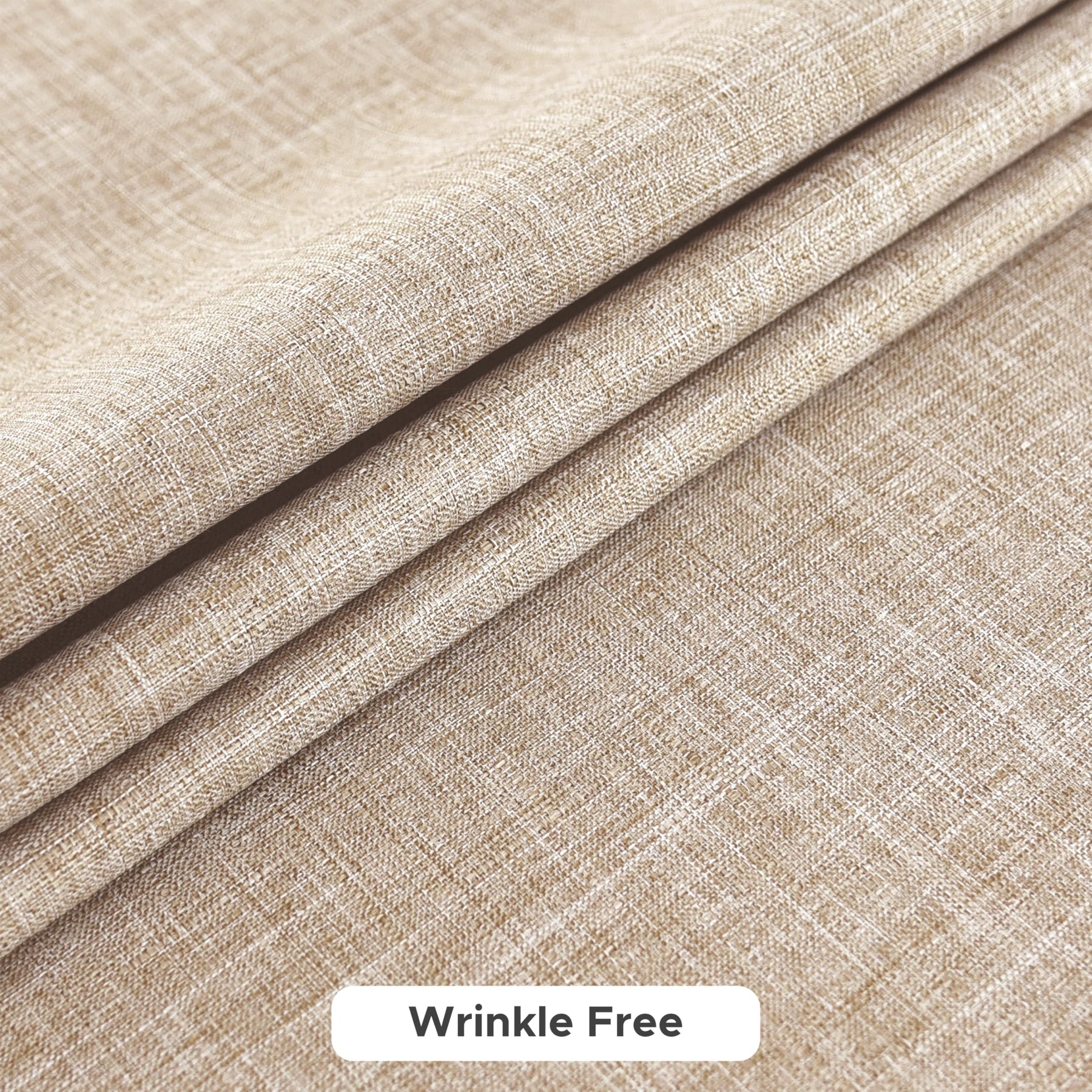 Faux Linen Wrinkle Free Tablecloth Set of 2