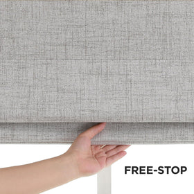 Cordless Linen Blackout Roman Shades