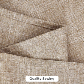 Faux Linen Wrinkle Free Tablecloth Set of 2